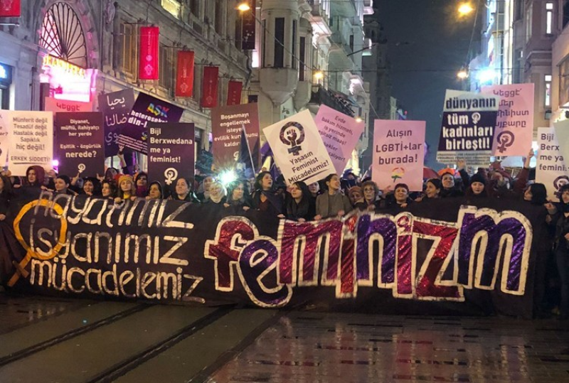 protesting