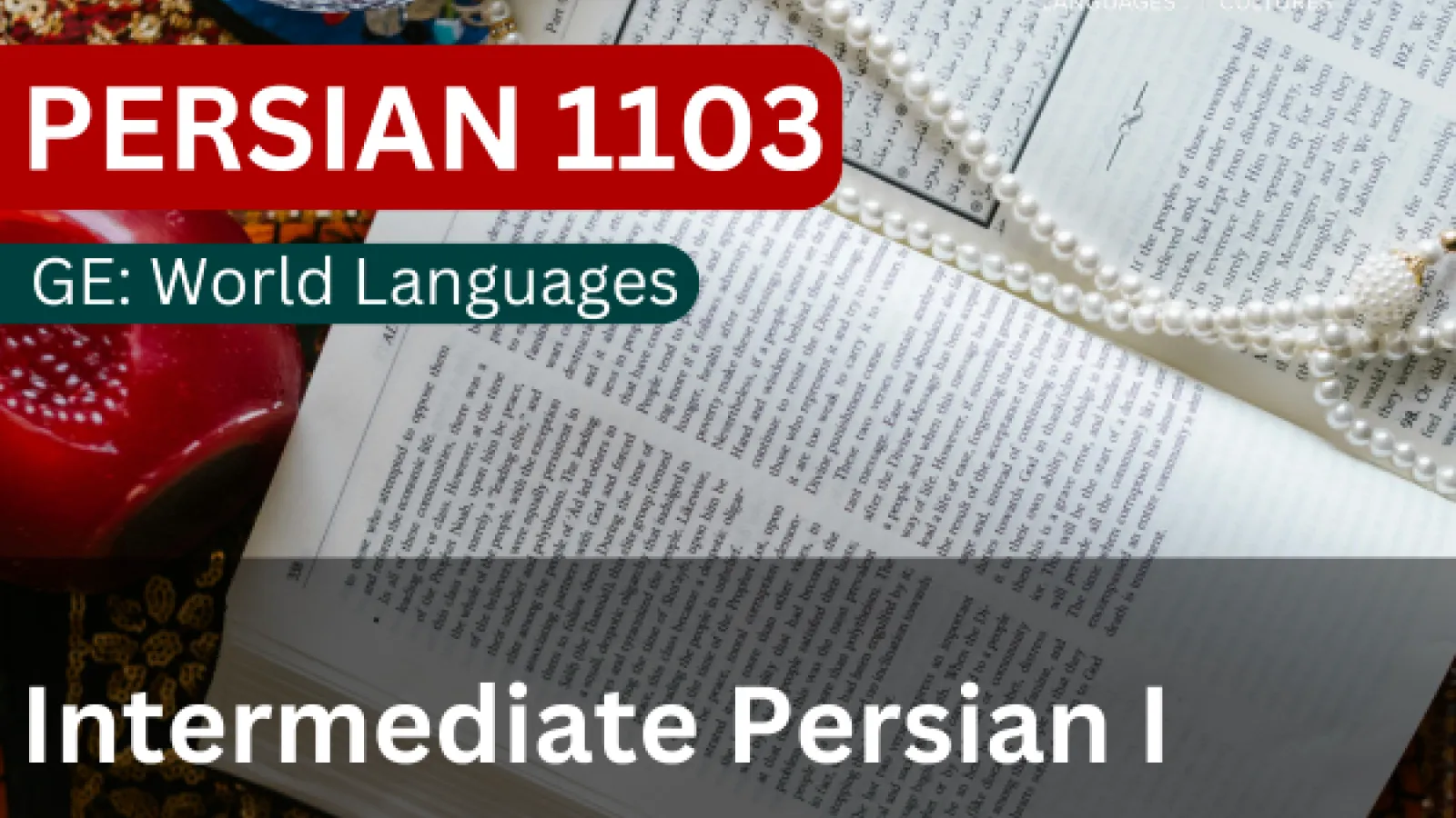 Persian 1103 - Intermediate Persian I