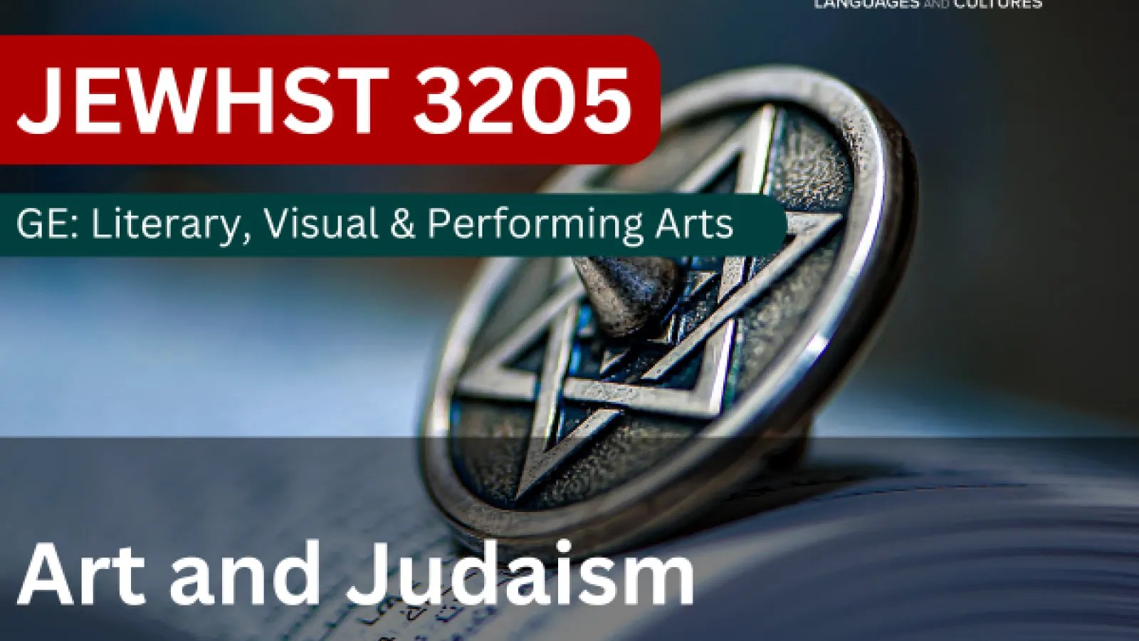 JEWHST 3205 - Art and Judaism