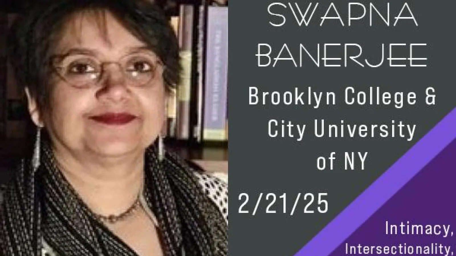 Dr. Swapna Banerjee headshot