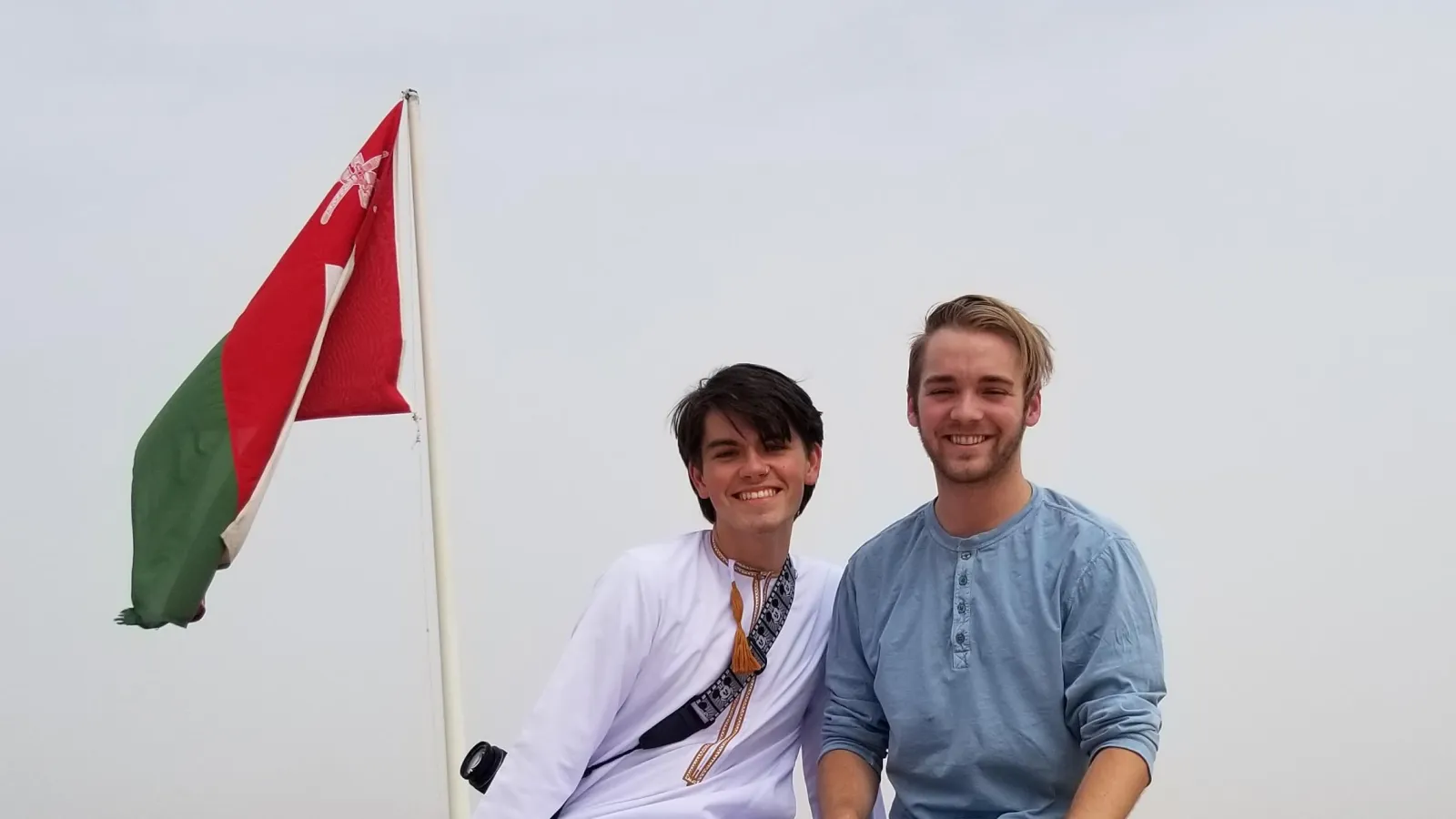Loxley with Omani Boy