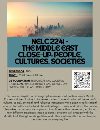 Nelc 2241 course flyer cityscape landscape
