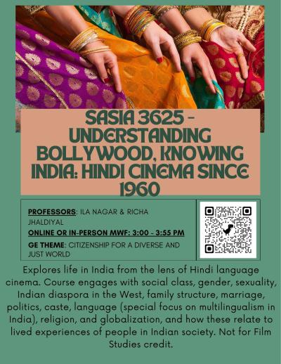 course flyer women's hands in traditional dress