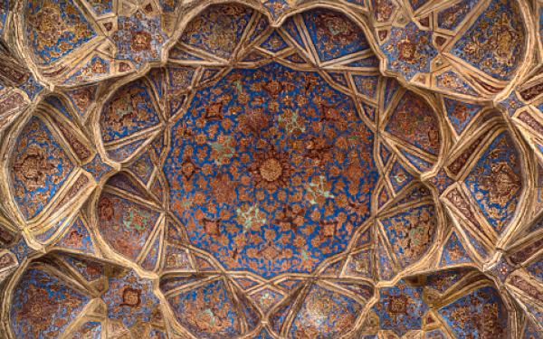 Persian architecture - fresco and plasterwork, Isfahan