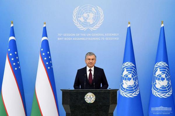 Uzbek President Addresses UN Genreal Assembly